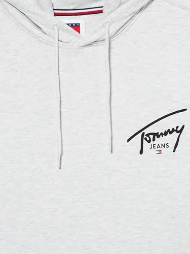 Tommy Jeans Entry Graphic Hoodie Silver Grey XXL