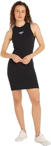 Tommy Jeans Damen Bodycon Kleid Kurz XS
