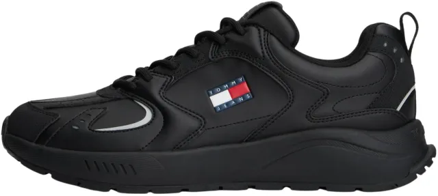 Tommy Jeans TJM Runner Leather EM0EM01621 Sneaker Herren Leder