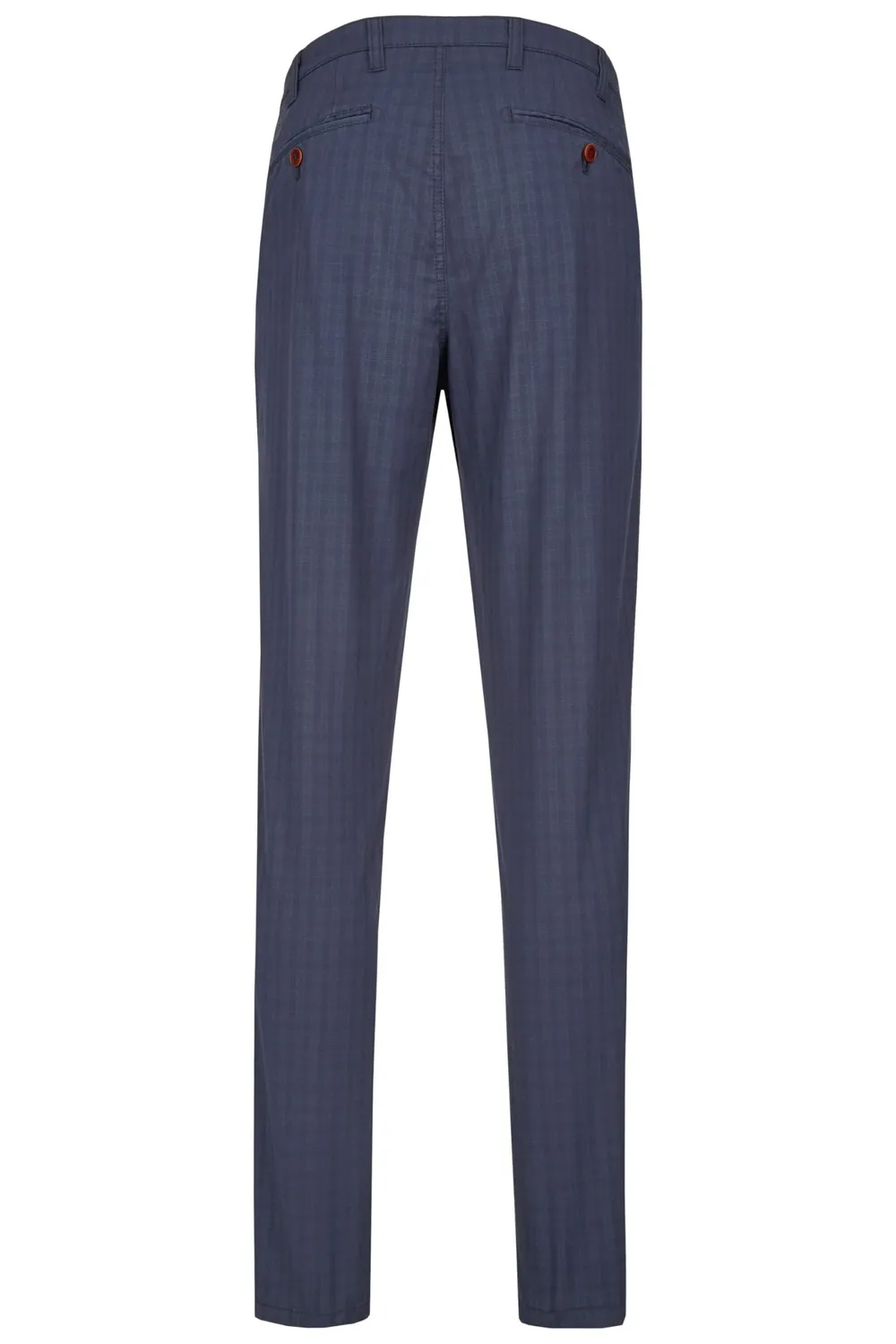 Aubi Ceramica Glencheck Baumwollhose Herren Business