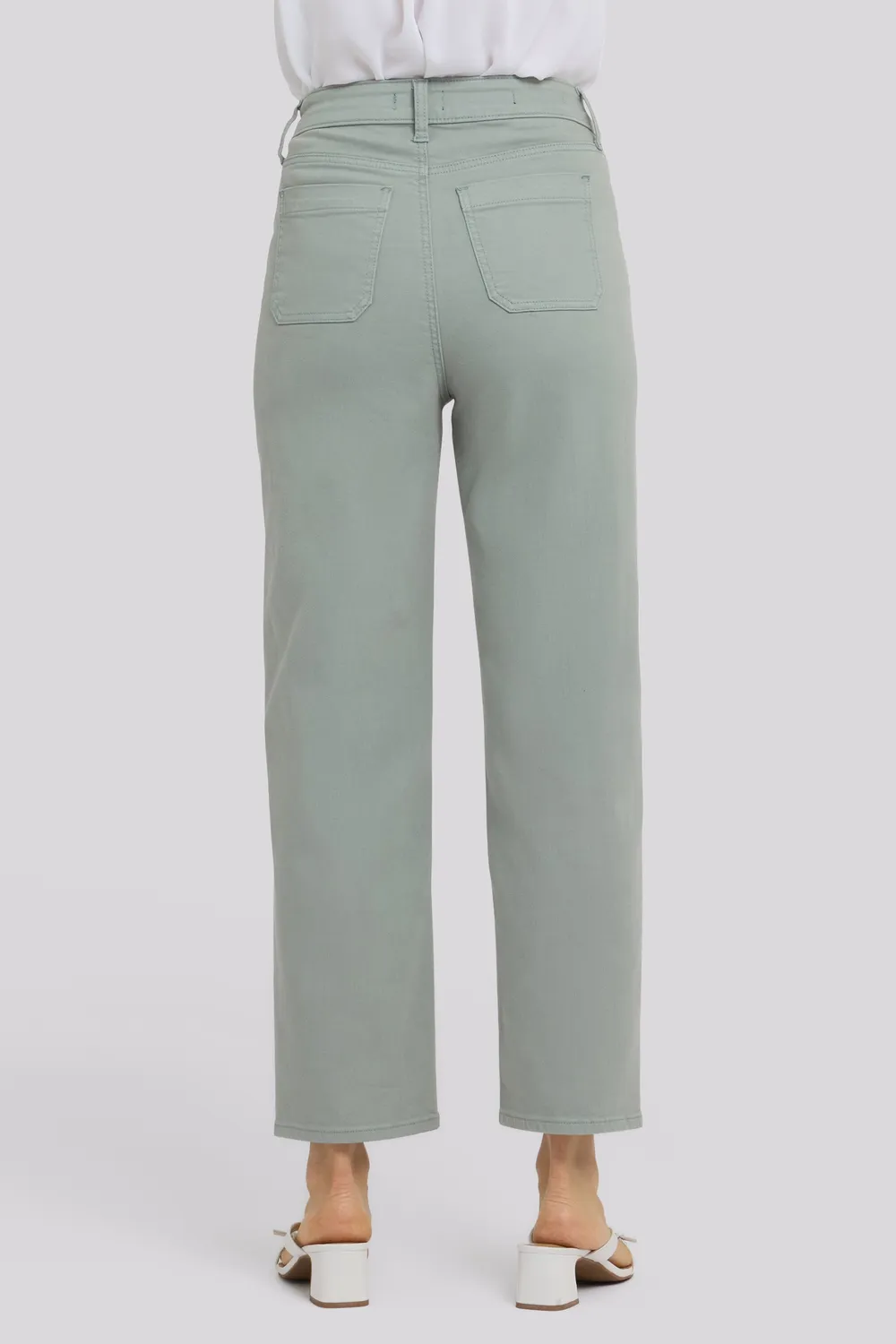 NYDJ Kasey Stovepipe Ankle Jeans Mistletoe Grün