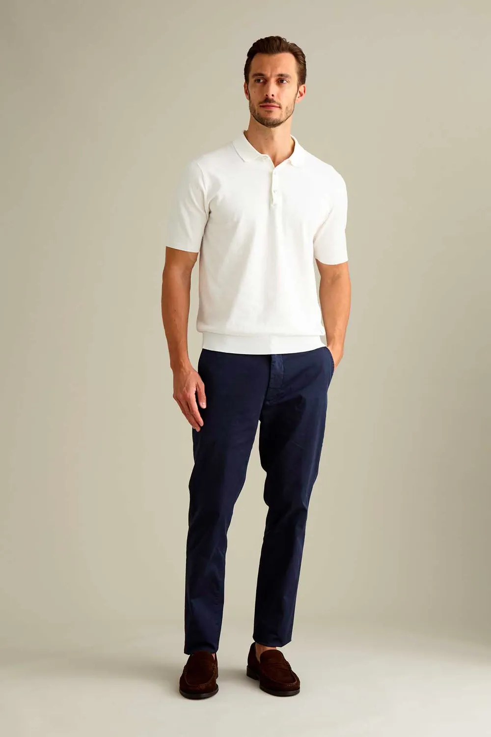 Jeckerson Jack Slim Fit Chino dunkelblau Stretch