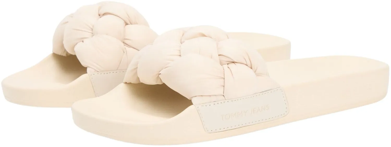 Tommy Jeans TJW Braided Slides Pantolette 41 EU geflochten