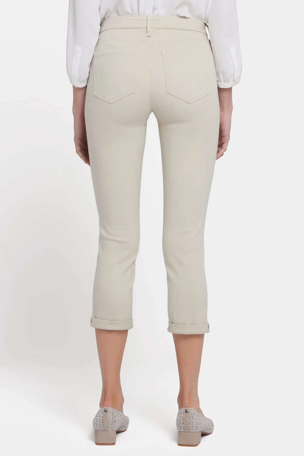 NYDJ Chloe Skinny Capri-Jeans Feather beige Slim