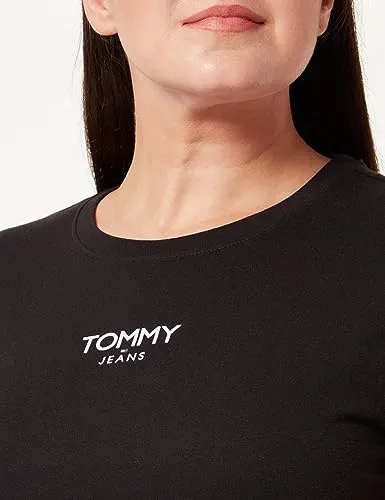 Tommy Jeans Logo T-Shirt Damen Kurzarm XL Tall