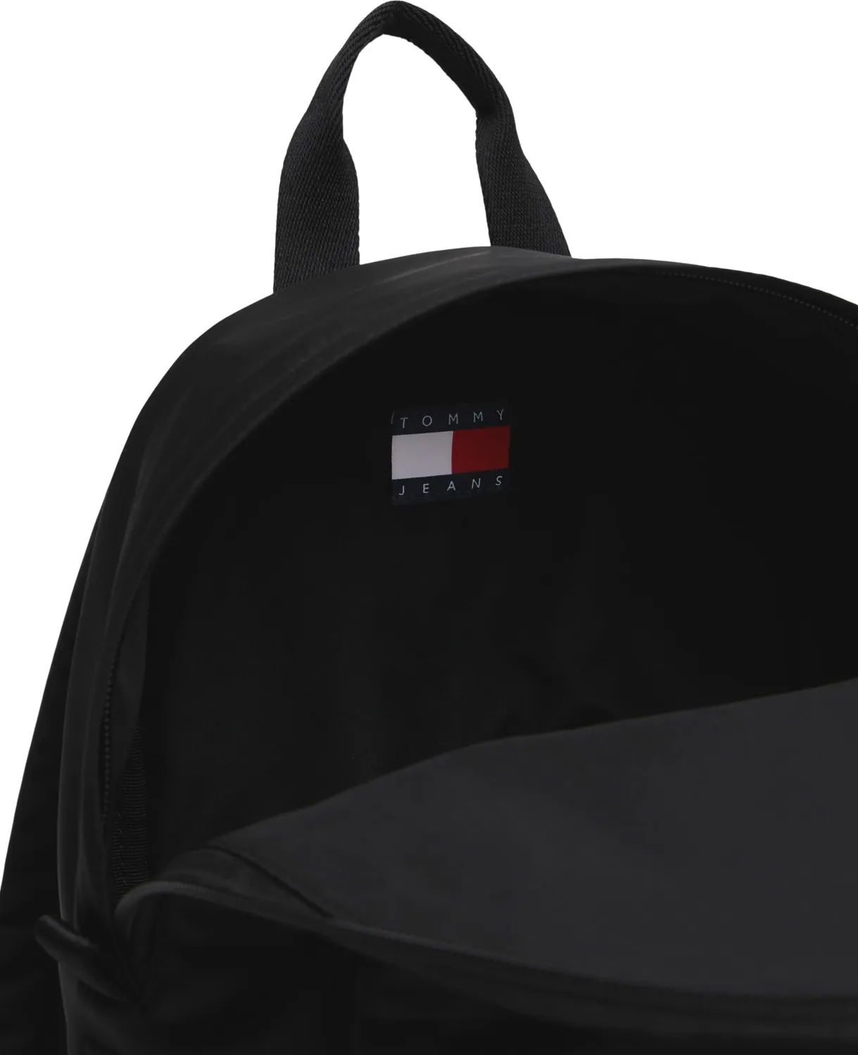 Tommy Jeans Daily Rucksack Schwarz mit Außentasche 22x29cm