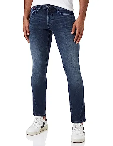 Tommy Jeans Herren Denimhose Stretch Denim Blau