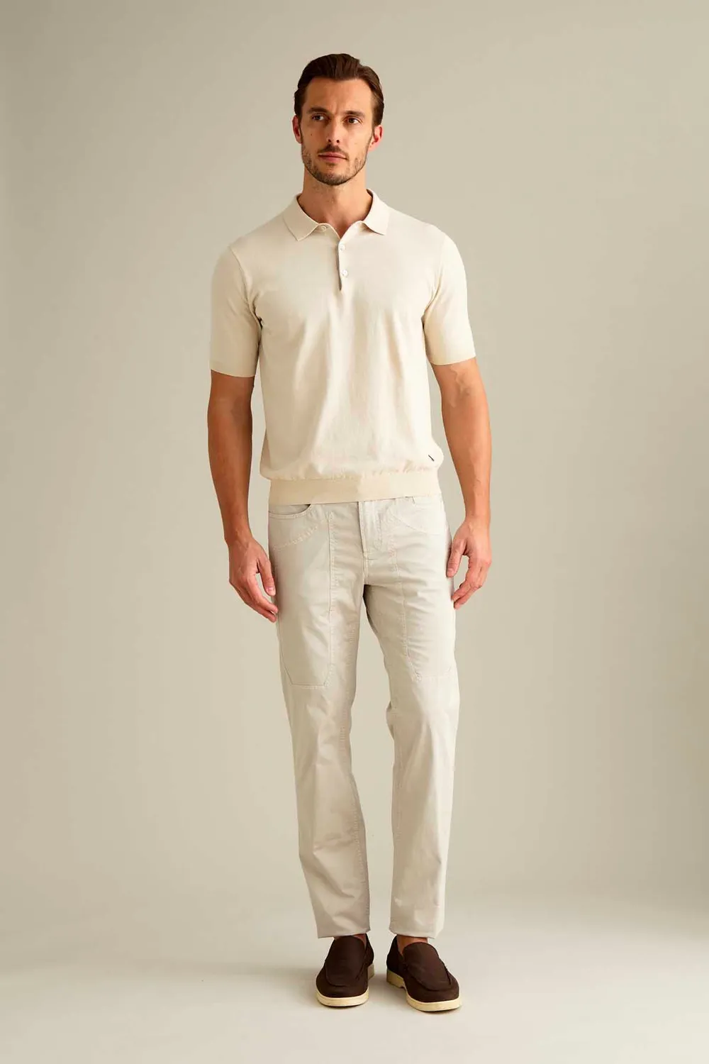 Jeckerson John Slim Fit Herren Chino Beige Hell