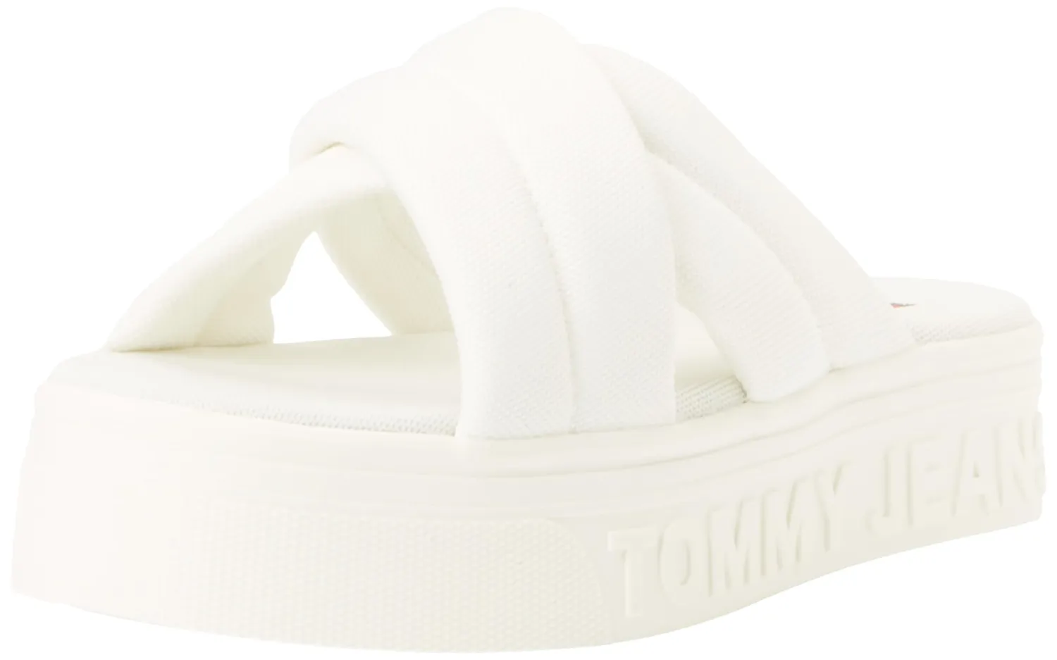Tommy Jeans Lettering Flatform Sandale Schwarz 36 Plateau