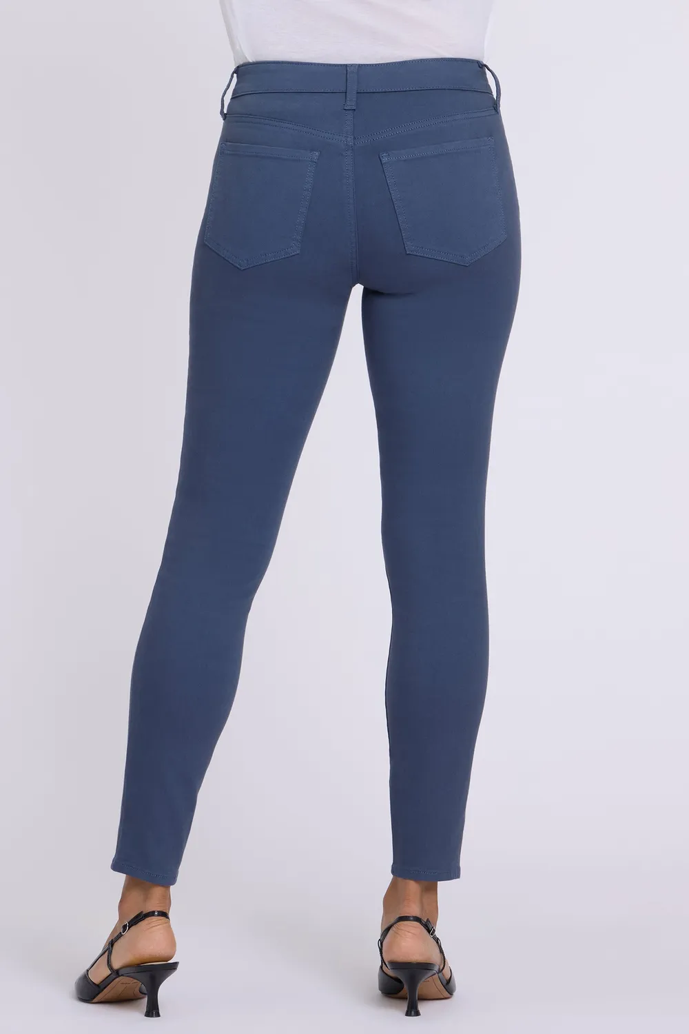 NYDJ Ami Skinny Jeans Petite Jade Blue dunkelblau