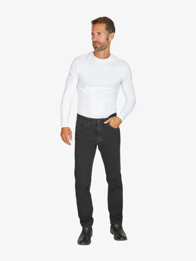 Club of Comfort Marvin 7054 Jeans anthrazit Comfortbund