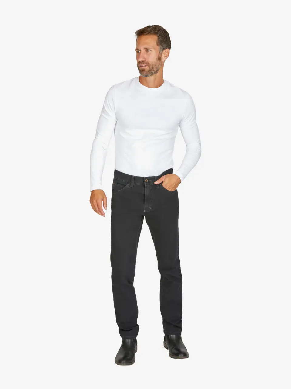 Club of Comfort Marvin 7054 Jeans anthrazit Comfortbund