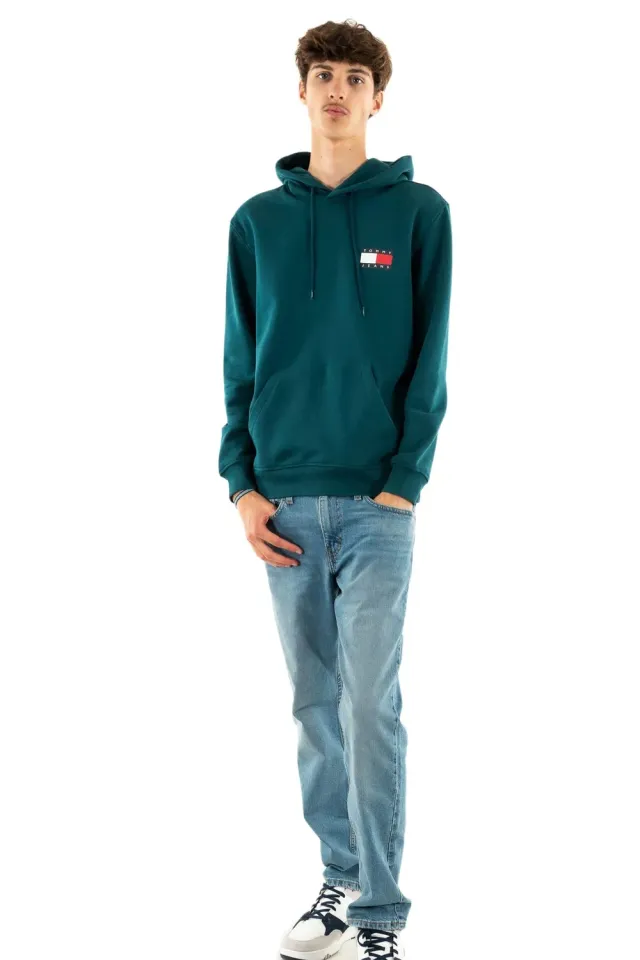 Tommy Jeans Essential Flag Hood Hoodie Bauchtasche