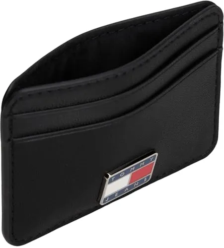 Tommy Jeans Cool Kartenetui Damen schwarz 9x7 cm