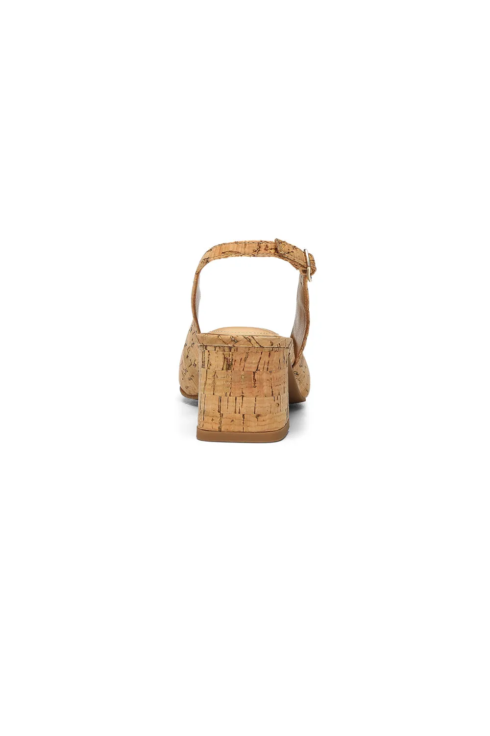 NYDJ Faelynn Slingpumps Natural Kork Absatz verstellbar