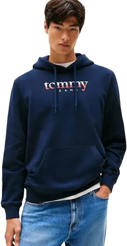 Tommy Jeans Hoodie Regular Fit Kapuzenpulli 3XL Übergröße
