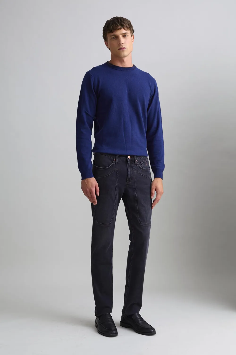 Jeckerson John Jeans Slim Fit Schwarz Used Denim
