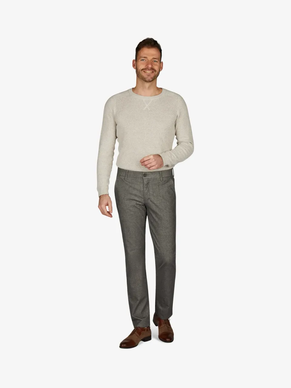 Club of Comfort Garvey 7631 Hose grau Woll-Optik