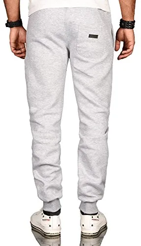 Alessandro Salvarini AS070 Jogginghose Herren mit Bündchen