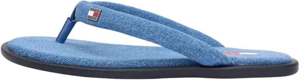 Tommy Jeans Padded Denim Sandalen 39 EU flach Denim