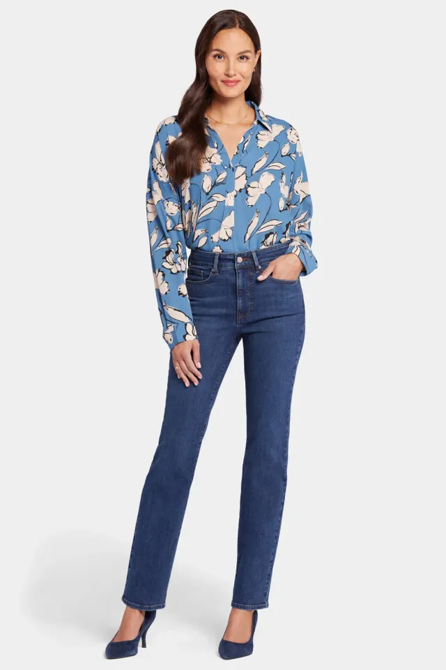 NYDJ Marilyn Straight Jeans Gold Coast Straight