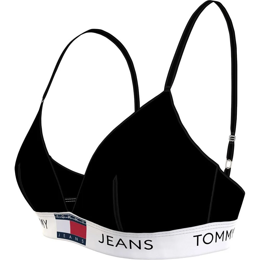 Tommy Jeans Triangel Padded Stretch BH Schwarz gepolstert