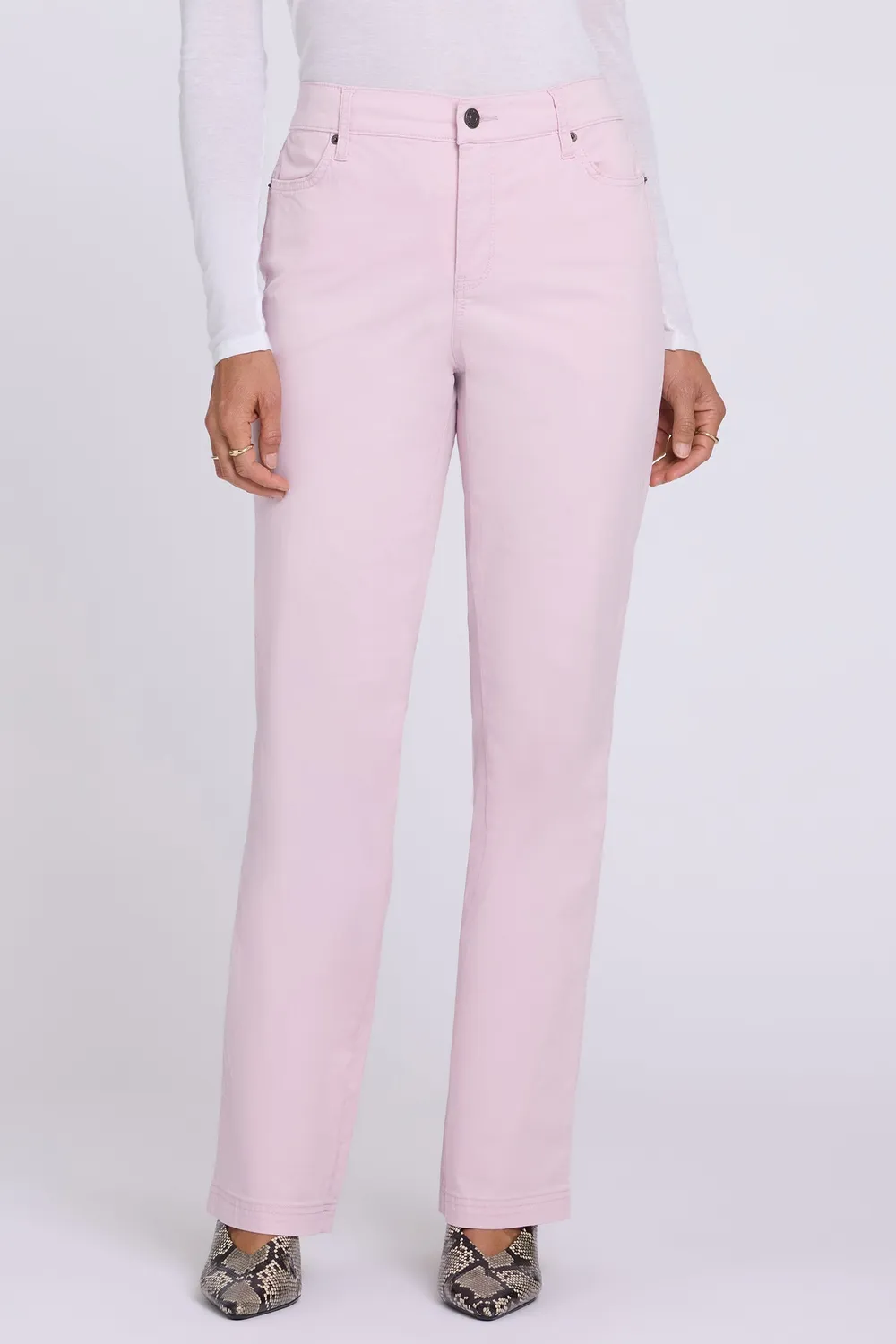 NYDJ Adjustable Marilyn Straight Pants Helllila
