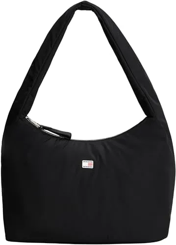 Tommy Jeans Urban Hobo Schultertasche Nylon Schwarz
