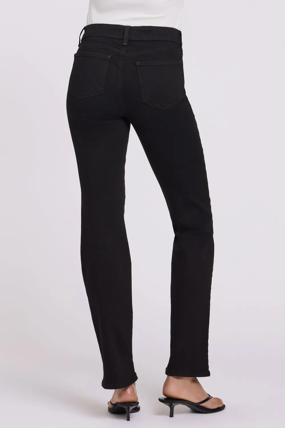 NYDJ Marilyn Straight Jeans Black Damen