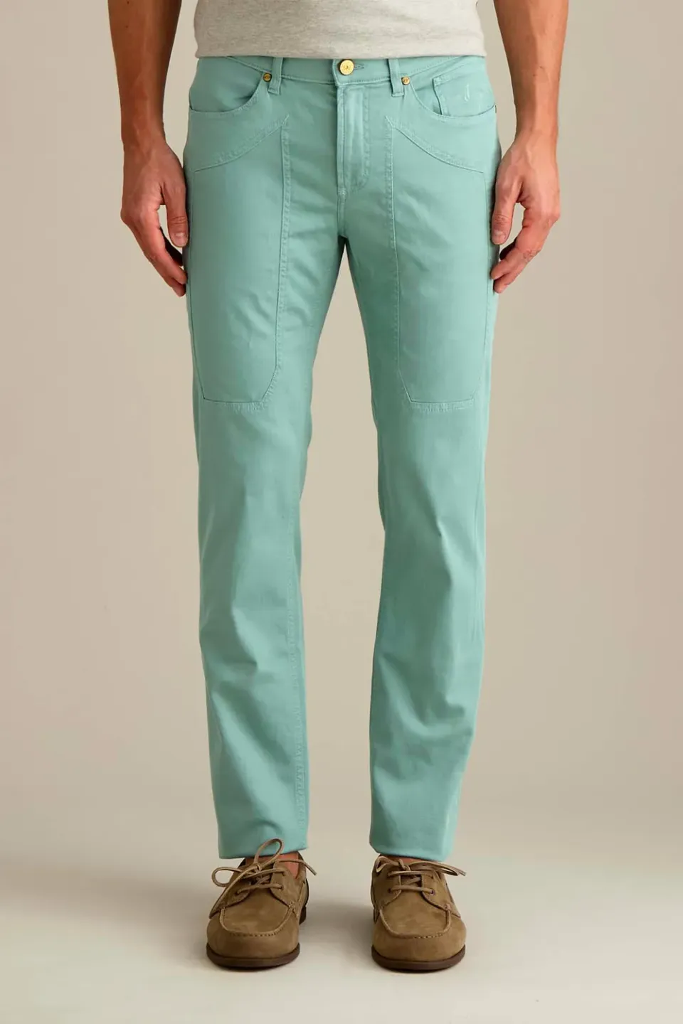 Jeckerson John 5-Pocket Slim Fit pastellgrün Stretch