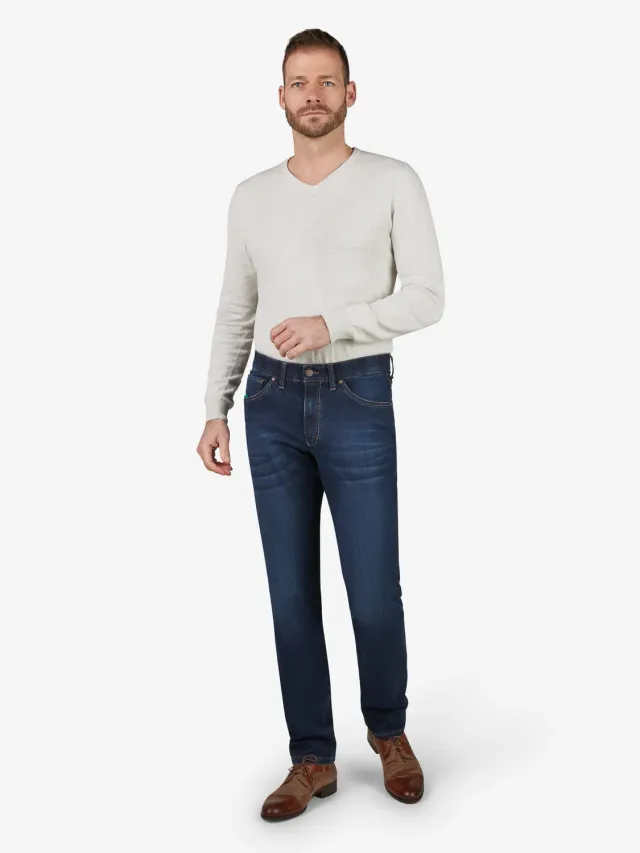Club of Comfort Alex 7915 Jeans dunkelblau Tapered Fit