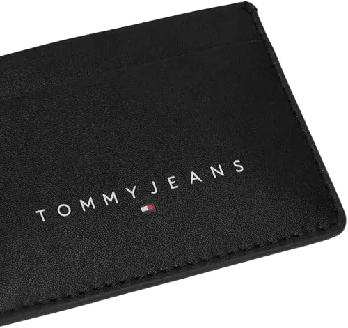 Tommy Jeans Linear Holder Kartenetui Schwarz klein Einheitsgröße