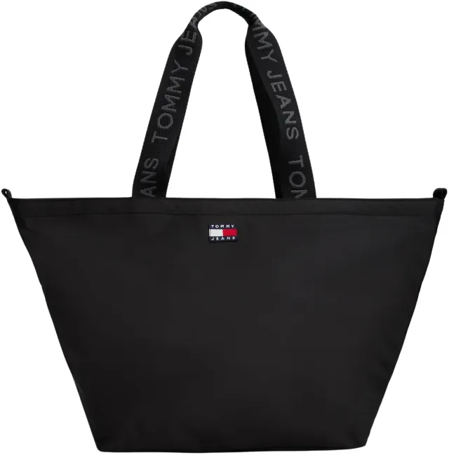 Tommy Jeans Daily Tote Bag Tasche Schwarz Einheitsgröße Logo