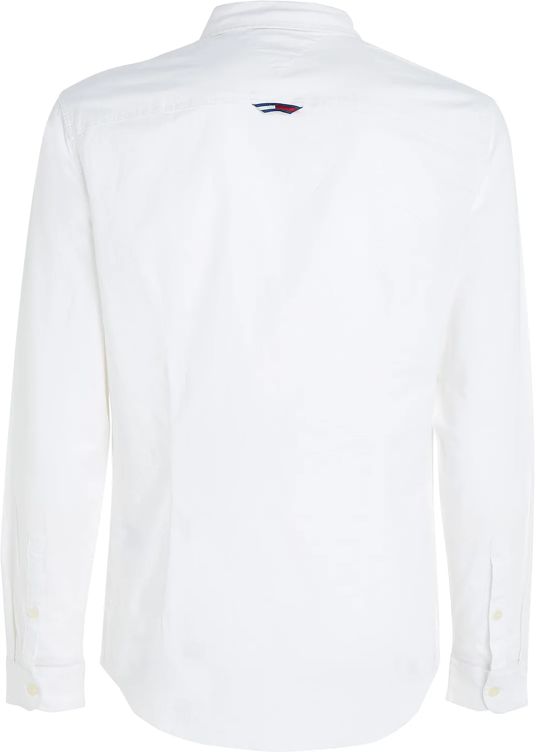 Tommy Jeans TJM Slim Hemd Herren Langarm Weiß L