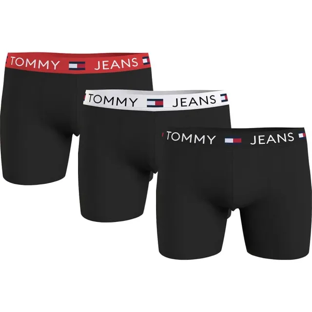 Tommy Jeans 3er Pack Boxershorts Brief Baumwolle Stretch