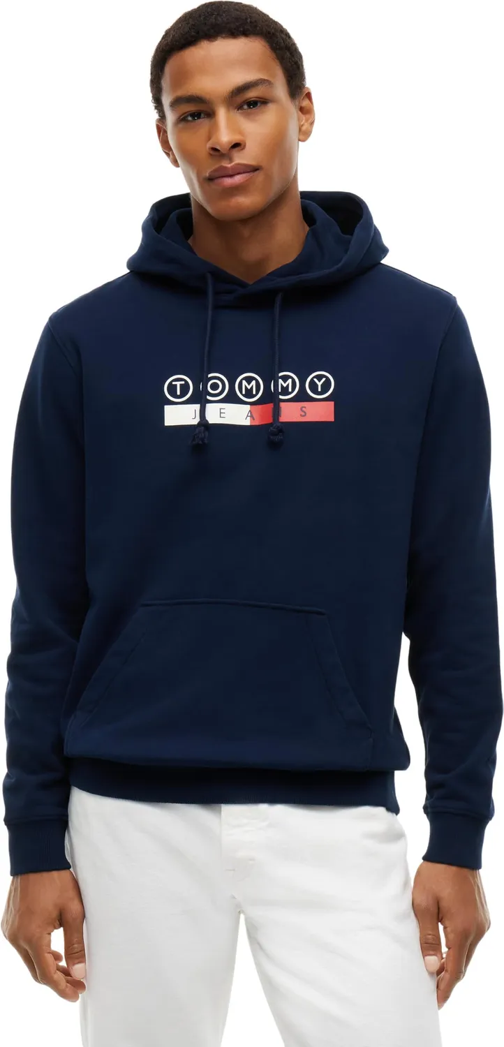 Tommy Jeans TJM Reg DNA Play DM0DM23718 Hoodie dunkelblau