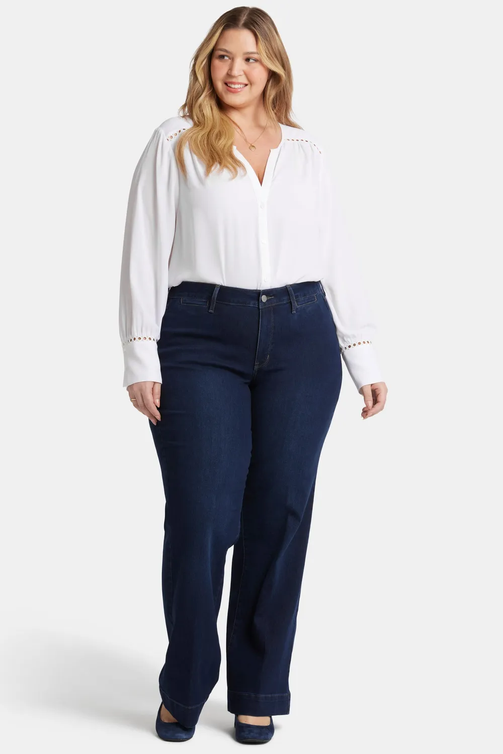 NYDJ Teresa Trouser Jeans Plus Size Burbank Wash