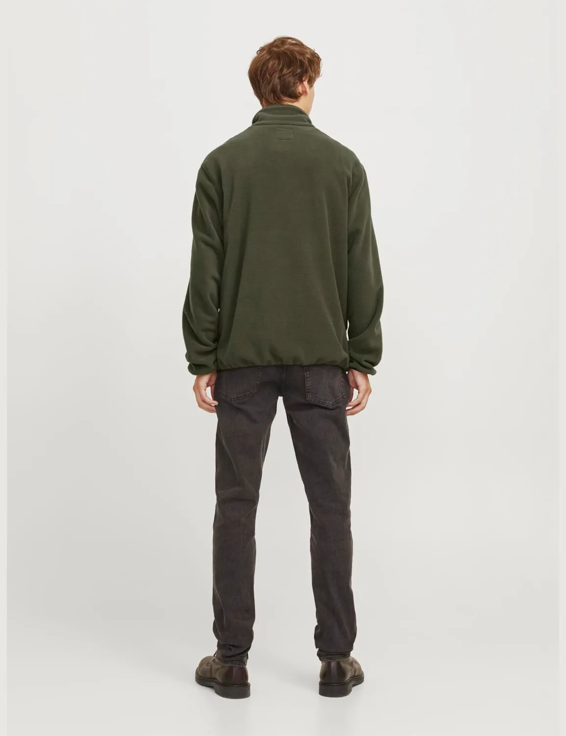JJ Rebel JreBFleece Half Zip Herren Jacke L Fleece