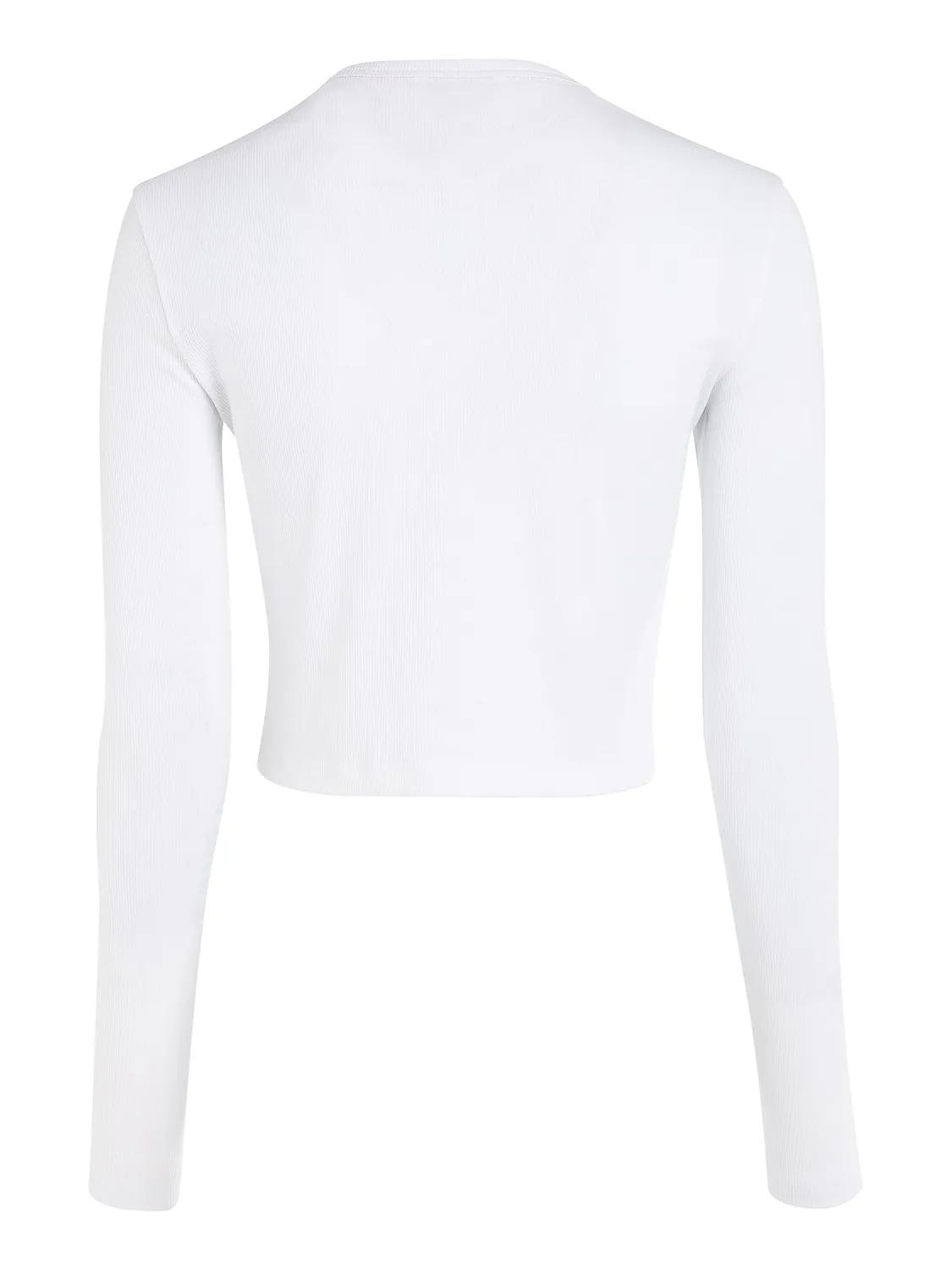 Tommy Jeans BBY Essential Rib Langarmshirt Damen Ripp