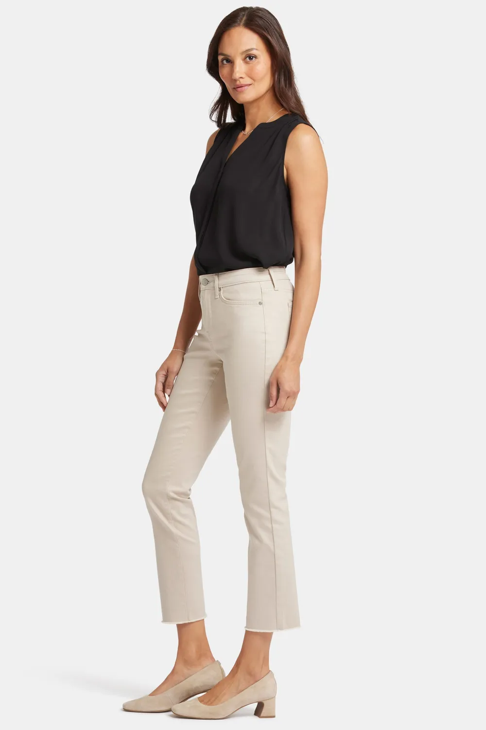 NYDJ Sheri Slim Ankle Jeans Feather beige Slim Fit