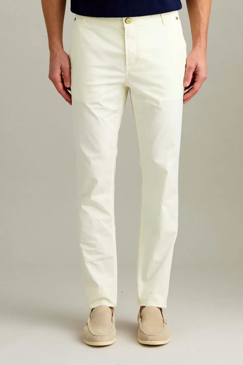 Jeckerson Julius Slim Fit Chino Hose schneeweiß