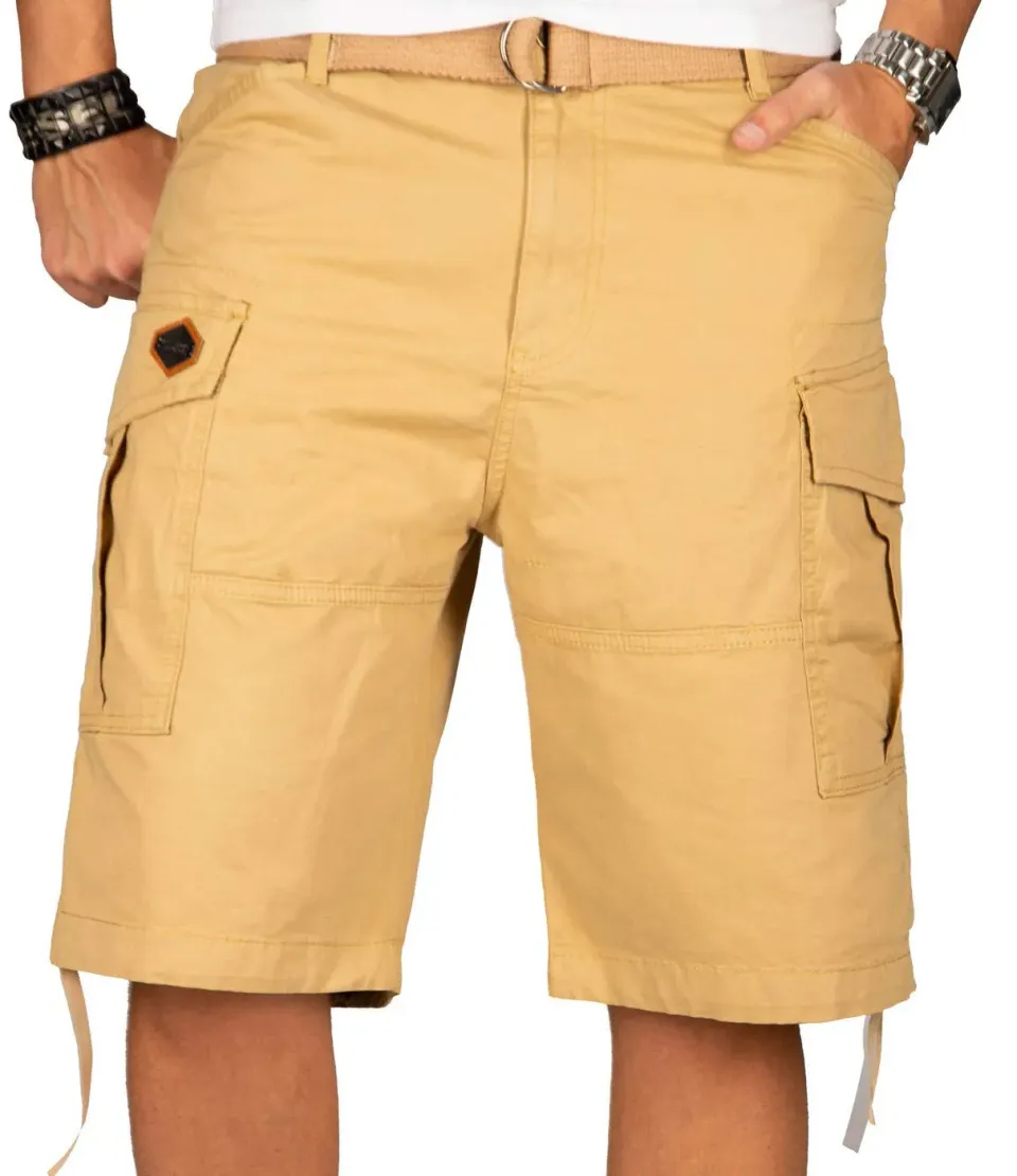 Alessandro Salvarini AS-133 Cargoshorts Herren 31W mit Gürtel