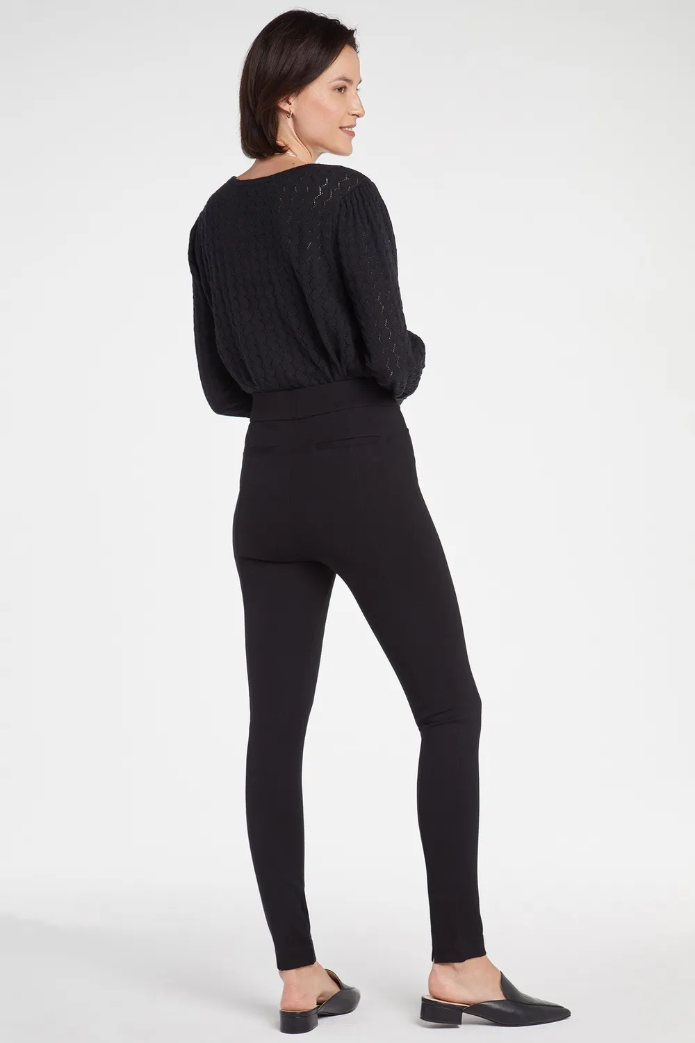 NYDJ Pull-On Legging Hose Schwarz Sculpt-Her