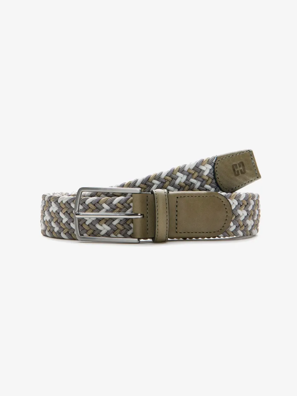 Club of Comfort Guertel 73 Flechtgürtel beige-blau