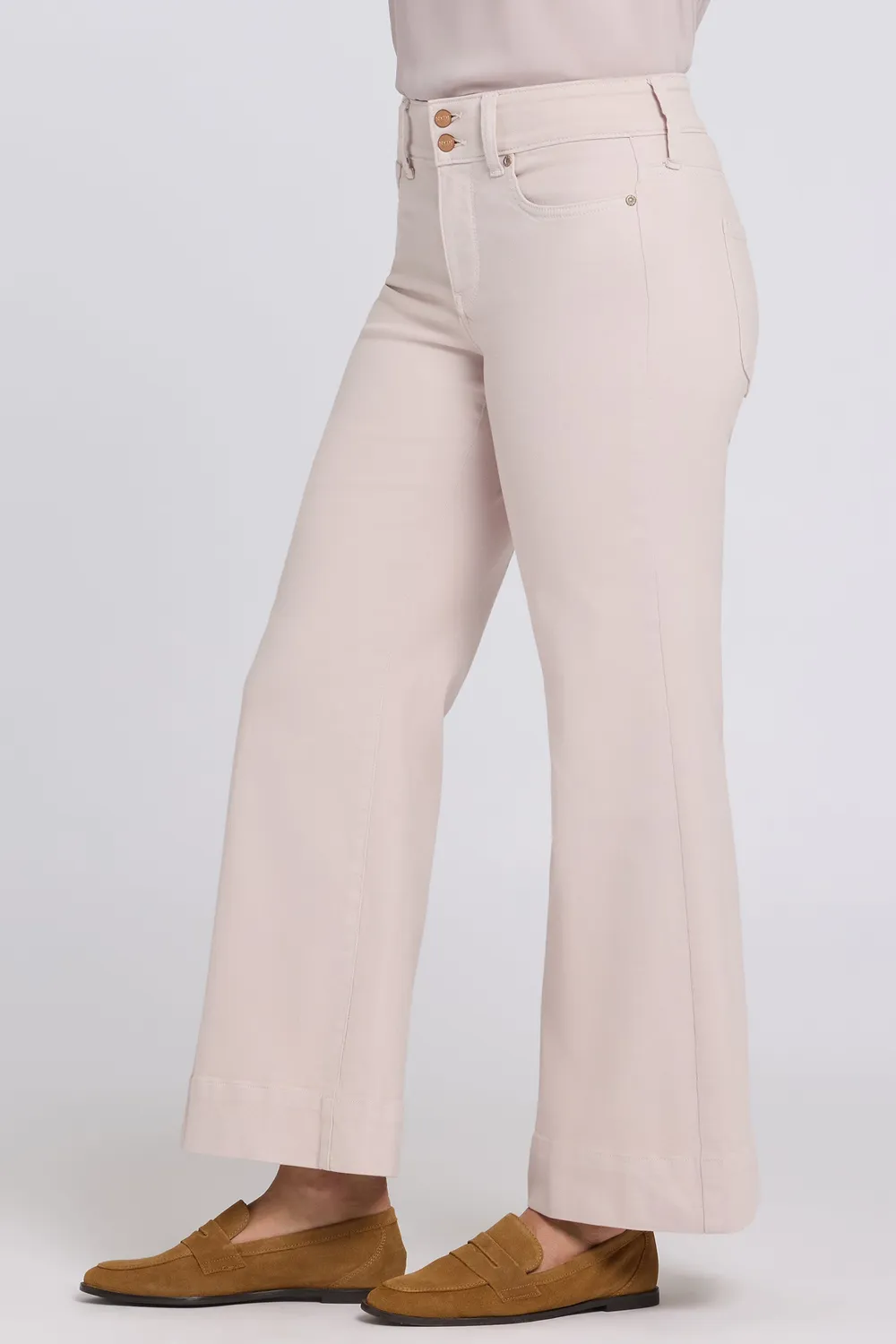 NYDJ Mia Palazzo Ankle Jeans Rock Flower High-Rise
