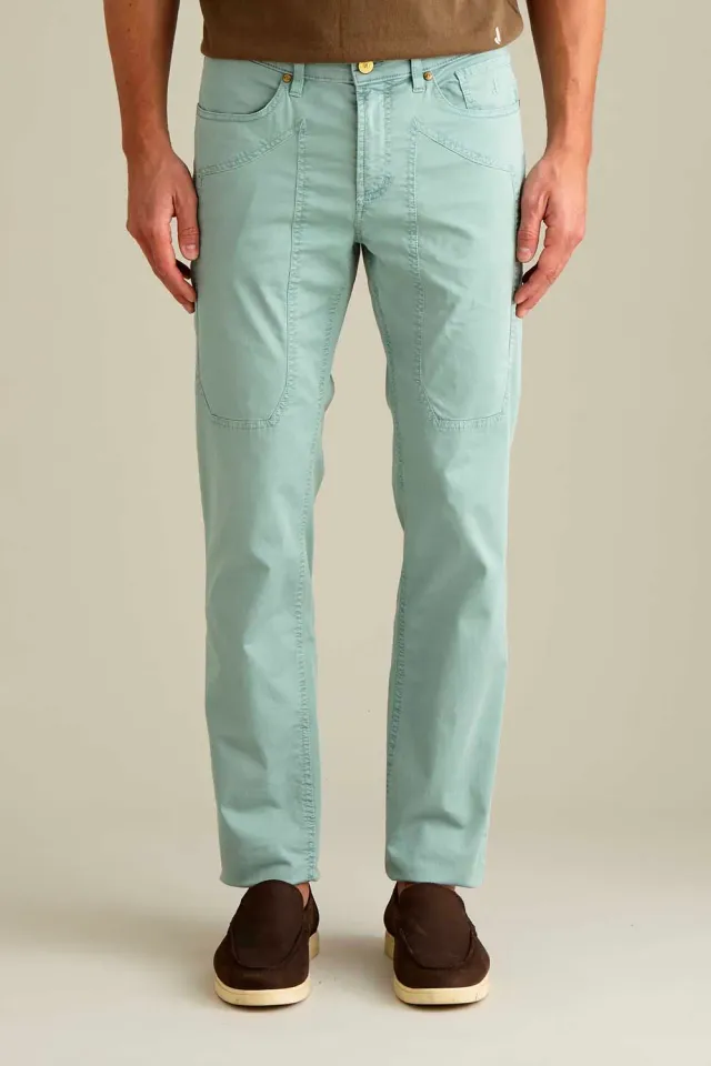 Jeckerson John Slim Fit Chino Hose pastellgrün