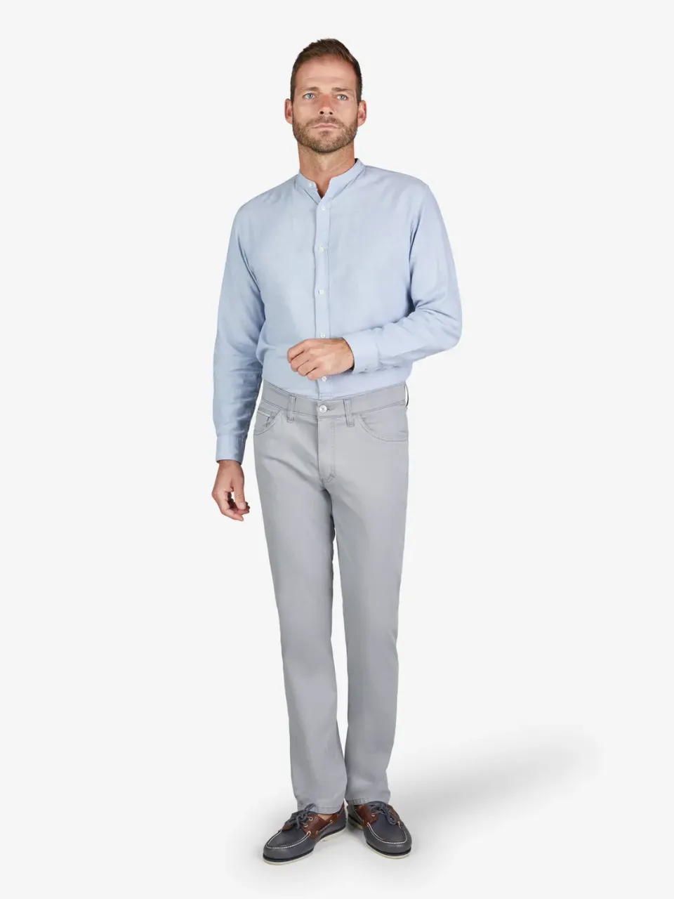 Club of Comfort Marvin 8103 Hose grau Mikro-Print
