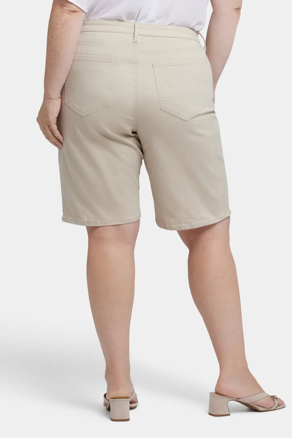 NYDJ Lilly Denim Shorts Feather Plus Size Lang