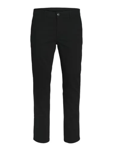 JJ Rebel Jrebmichael Slim Sharp Chino Schwarz 28/30