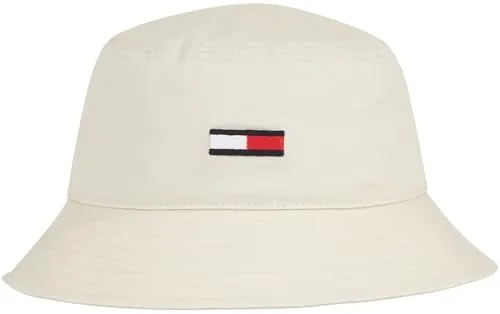 Tommy Jeans TJM Flag Bucket Hat Hut weiß Baumwolle